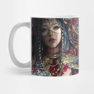 Red blue Mug